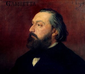 Ritratto di Léon Gambetta (1838-1882) politico francese