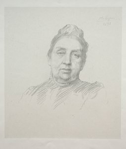 Ritratto di Madame Kemp, vista frontale 3ª tavola