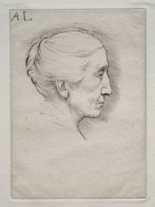 Ritratto di Mme. Emily Hughes (1ª tavola) da Alphonse Legros