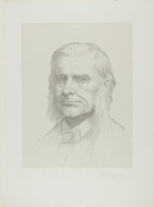 Ritratto del Professor Huxley da Alphonse Legros