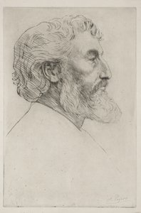 Ritratto di Sir Frederick Leighton (Prima tavola) da Alphonse Legros