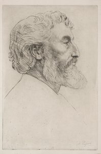Ritratto di Sir Frederick Leighton Prima lastra da Alphonse Legros