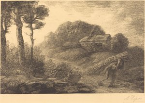 Il ritorno del raccoglitore di fascine, 2ª tavola da Alphonse Legros