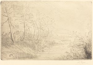 Bordo del fiume da Alphonse Legros