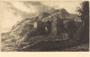 Rovine di un castello da Alphonse Legros