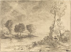 Il pescatore di salmoni da Alphonse Legros