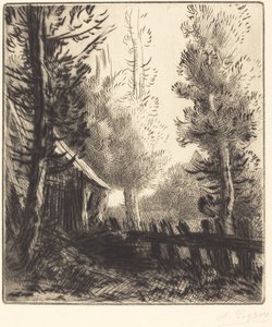 Il capannone (Le hangar) da Alphonse Legros