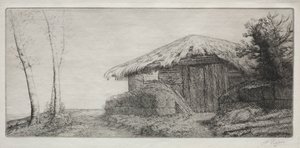 Ovile sulla collina da Alphonse Legros