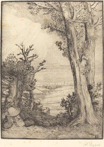 Siesta in campagna Sieste dans la campagne da Alphonse Legros