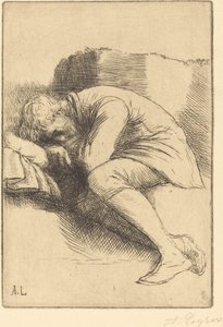 Un dormiente da Alphonse Legros