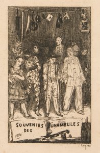 Souvenirs des Funambules da Alphonse Legros