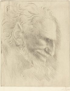 Studio per la testa di un uomo (étude de tête d