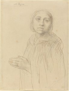Studio di donna che prega
