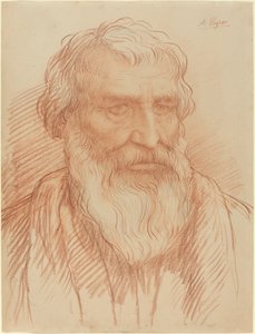 Studio di una testa da Alphonse Legros