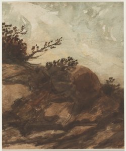 Tramonto sulla collina da Alphonse Legros