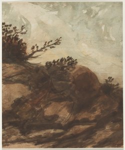 Tramonto sulla collina, seconda metà del 1800