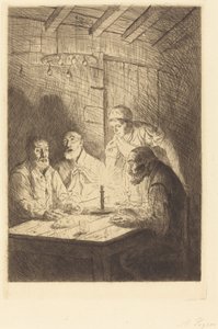 La cena dei poveri da Alphonse Legros