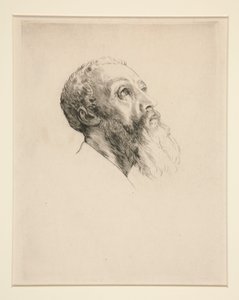 Testa di modella da Alphonse Legros