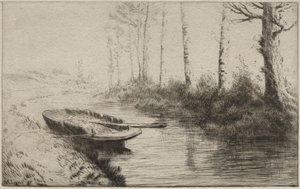 Il canale, mattina da Alphonse Legros