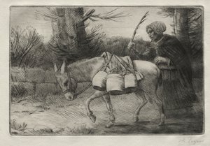 La lattaia di Boulogne Terza Tavola da Alphonse Legros