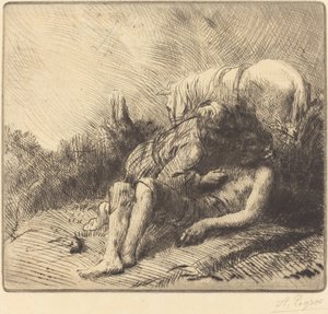 Il buon samaritano da Alphonse Legros