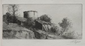 La torre dei piccioni da Alphonse Legros