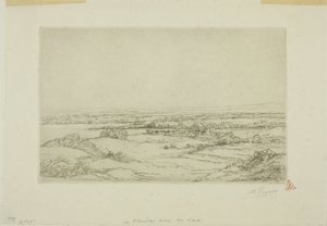 La pianura vicino al lago
