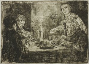La cena da Alphonse Legros
