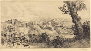 Cima della collina da Alphonse Legros