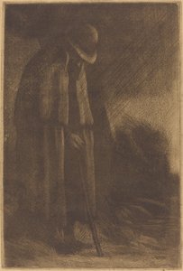 Viaggiatore al riparo da Alphonse Legros