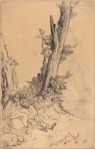 Viaggiatori a riposo da Alphonse Legros