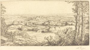 Valle in Borgogna da Alphonse Legros