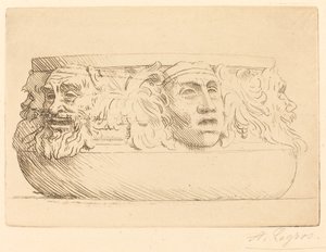 Vaso con grotteschi da Alphonse Legros