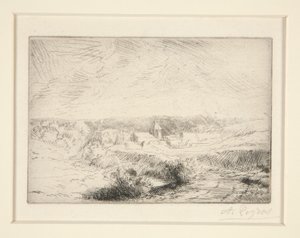 Villaggio di Wimille, vicino a Boulogne da Alphonse Legros