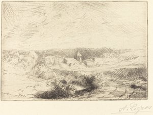 Villaggio di Wimille, vicino a Boulogne da Alphonse Legros