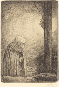 Donna ai Piedi della Croce da Alphonse Legros