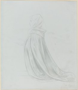 Donna in un Mantello da Alphonse Legros