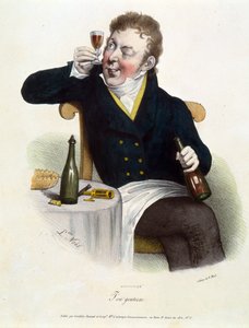 Il degustatore di vino, 1850 da Alphonse Leon Noel