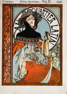 Au Quartier Latin da Alphonse Mucha