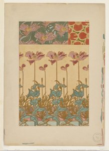 Documents Decoratifs: Papaveri orientali da Alphonse Mucha