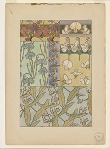 Documenti Decorativi: Piselli odorosi da Alphonse Mucha