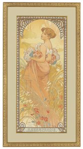 Le quattro stagioni: Estate da Alphonse Mucha