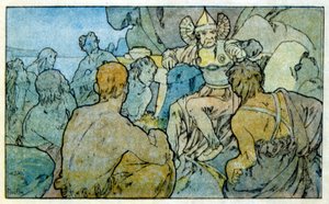 Illustrazione di Alphonse Mucha da "Clio" un