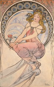 La pittura, 1898 da Alphonse Mucha