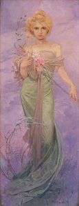 Primavera da Alphonse Mucha