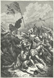 Battaglia di Bouvines da Alphonse Marie de (after) Neuville