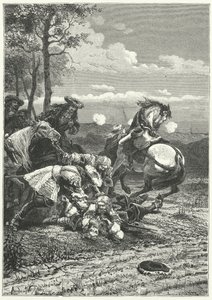 Morte del maresciallo Turenne nella battaglia di Salzbach