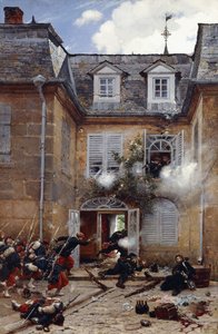 Un attacco a sorpresa, Metz, 1884 da Alphonse Marie de Neuville