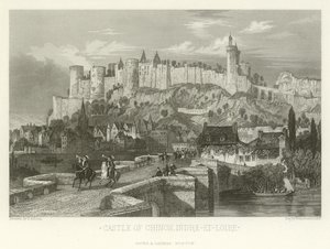 Castello di Chinon, Indre-et-Loire da Alphonse Marie de Neuville