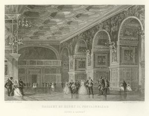 Galleria di Enrico II, Fontainebleau da Alphonse Marie de Neuville